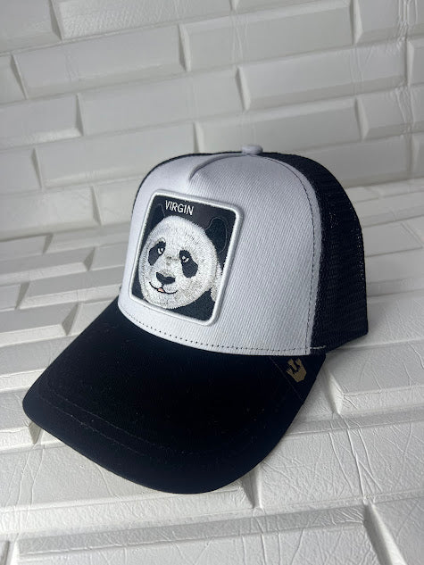 Gorra Goorin Bross negra blanca panda