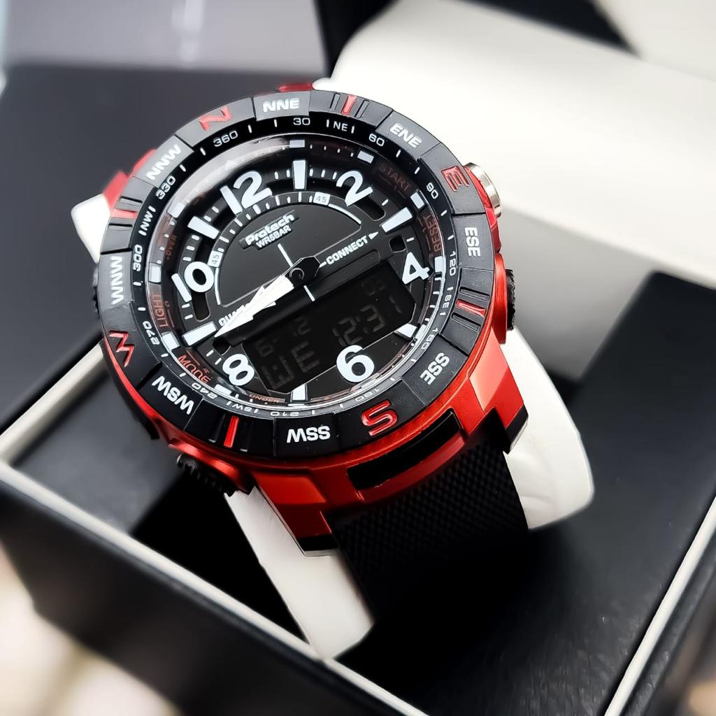 Reloj deportivo caballero Negro-Rojo