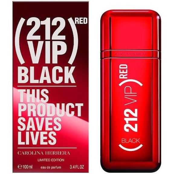 212 vip black red de carolina herrera perfume para hombre 100ML
